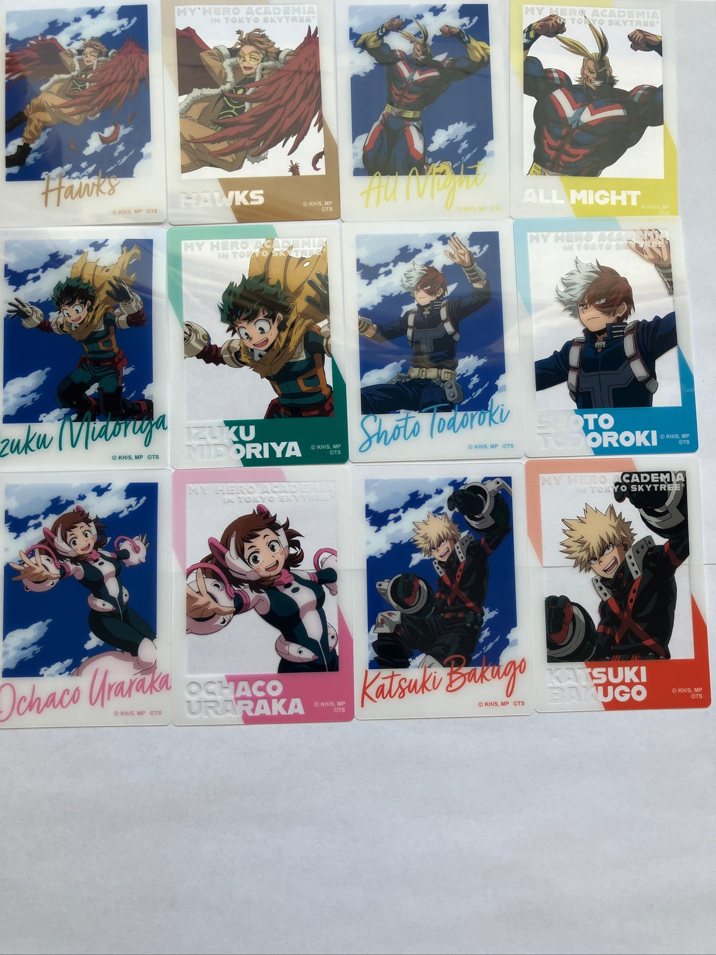 Full TSxMHA character photo cards set