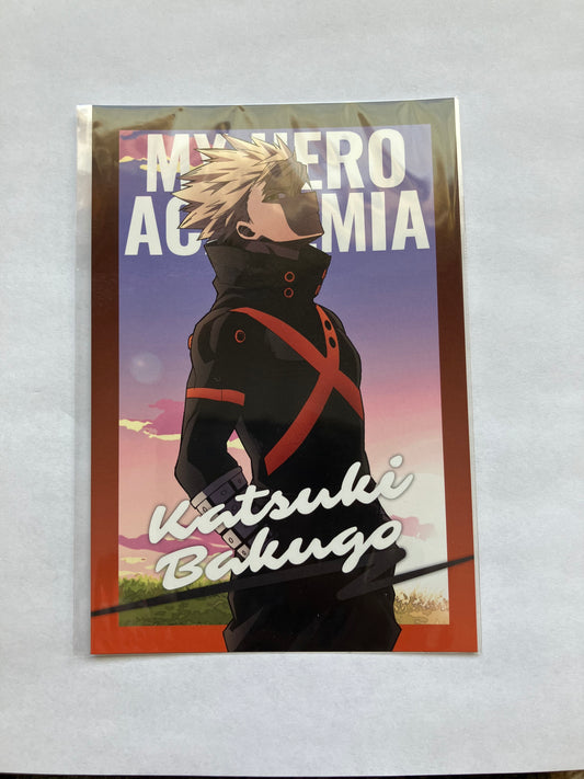 Katsuki Bakugo Hero Plaza Postcard