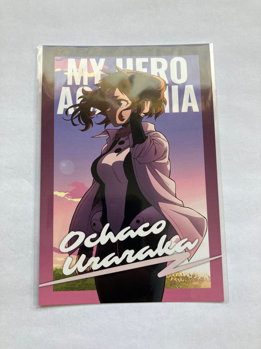 Ochaco Uraraka Hero Plaza Post Card