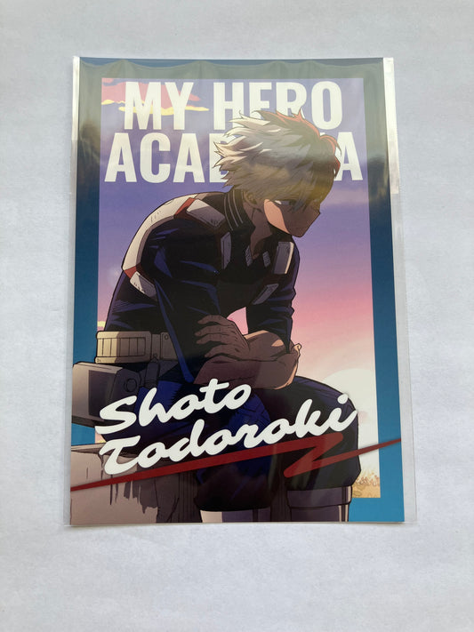 Shoto Todoroki Hero Plaza Postcard